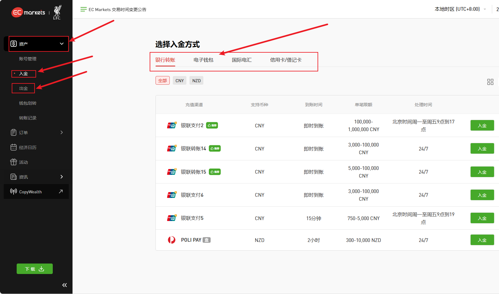 注册/MT4·MT5下载/模拟账户申请/出入金等-EC Markets官网